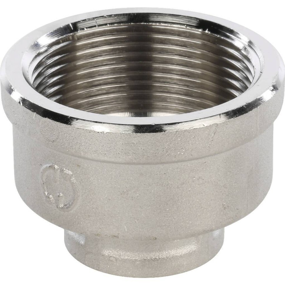 Муфта ВВ переходная никелированная 1"1/2X1/2" STOUT