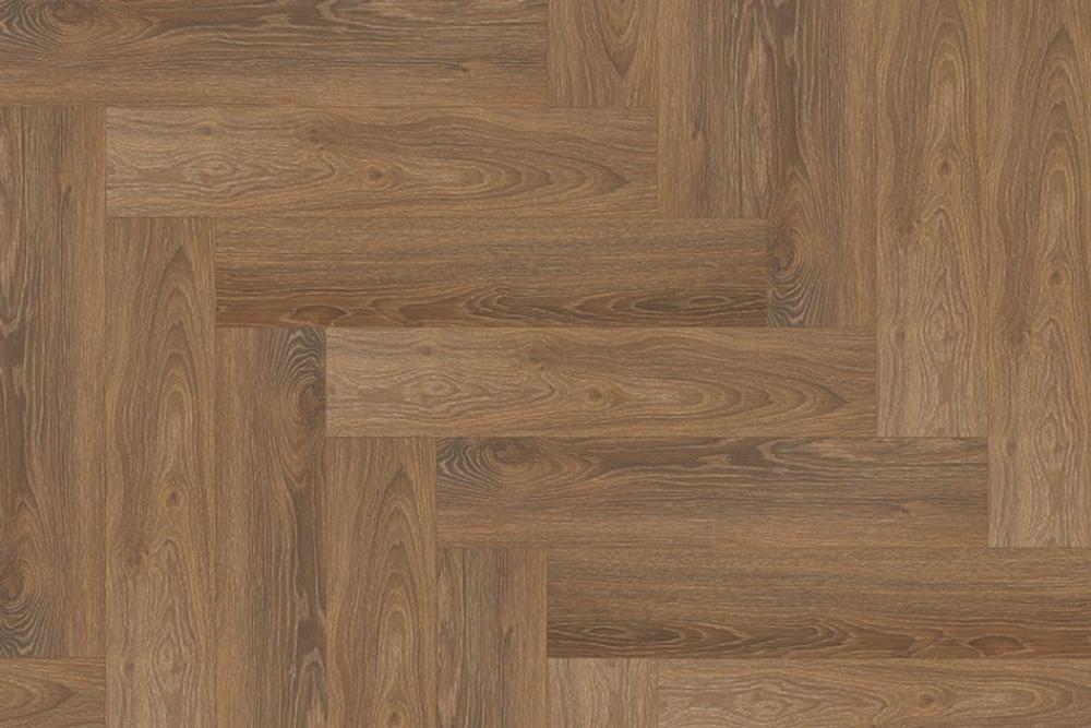 Кварц-винил SPC Floor Factor Herringbone 5 мм Tobacco Braun Oak 2.187м2