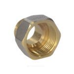 Переход латунь никель реборда Ду 40х32 (1 1/2"х1 1/4") ВР/НР 9021 ГОСТ 32585-2013 Aquasfera 9021-09