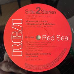 Винтажная виниловая пластинка LP Tomita Pictures At An Exhibition (Япония 1979) (Оби)