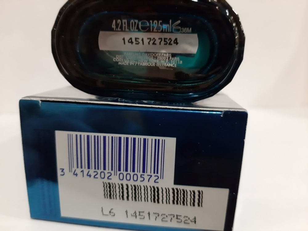Davidoff Cool Water For Men 100 ml (duty free парфюмерия)