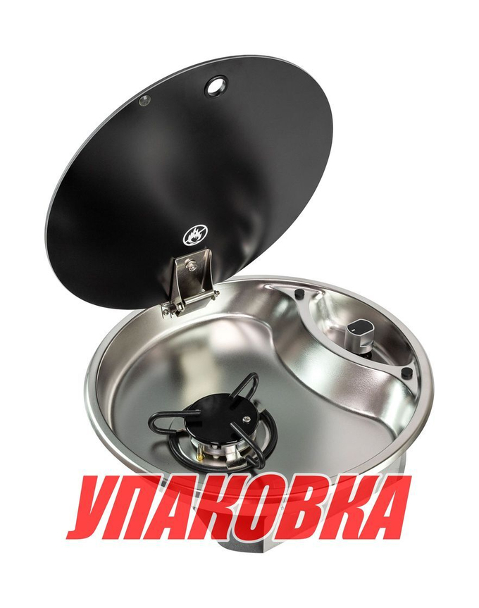 Плита газовая, стеклянная крышка, Marine Rocket (упаковка из 3 шт.)