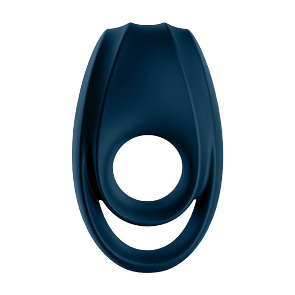 Темно-синее эрекционное кольцо Satisfyer Incredible Duo