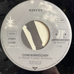 Винтажная виниловая пластинка LP Nervos Korperchemie, Containerschiff (Germany 1982) 7 дюймов, 45 RPM, Single