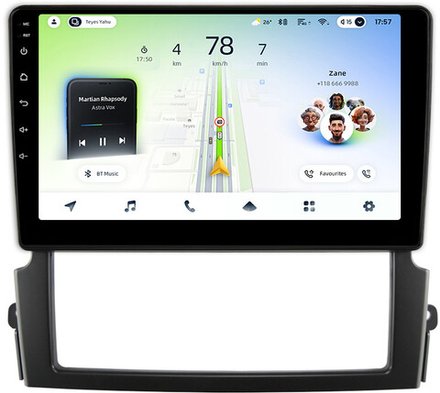 Магнитола для KIA Sorento 1 2006-2011 - Teyes CC4L монитор 9" IPS на Android 14, Snapdragon 662, CarPlay, 4G SIM-слот