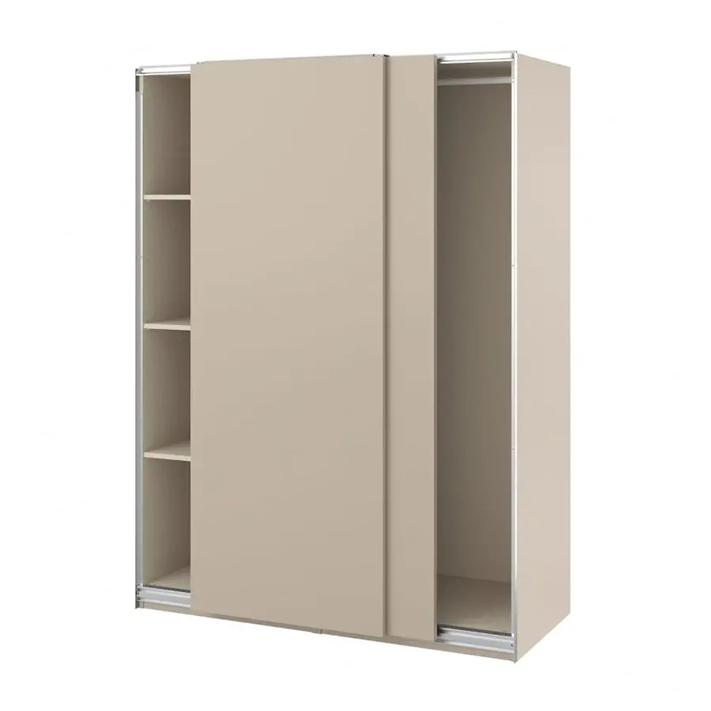 Гардероб - PAX / HASVIK IKEA/ПАКС/  ХАСВИК ИКЕА,  201х150 см, бежевый