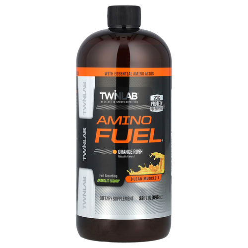Twinlab, Amino Fuel, Orange Rush, 946 мл (32 жидк. унц.)