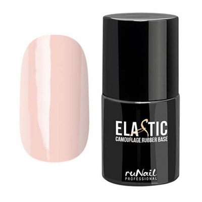 Камуфлирующая база RuNail Elastic с шиммером Арт.4166 Объем 10 мл
