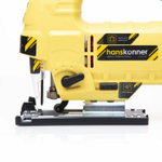 Электролобзик Hanskonner HJS0811LPE, 860 Вт желтый/черный