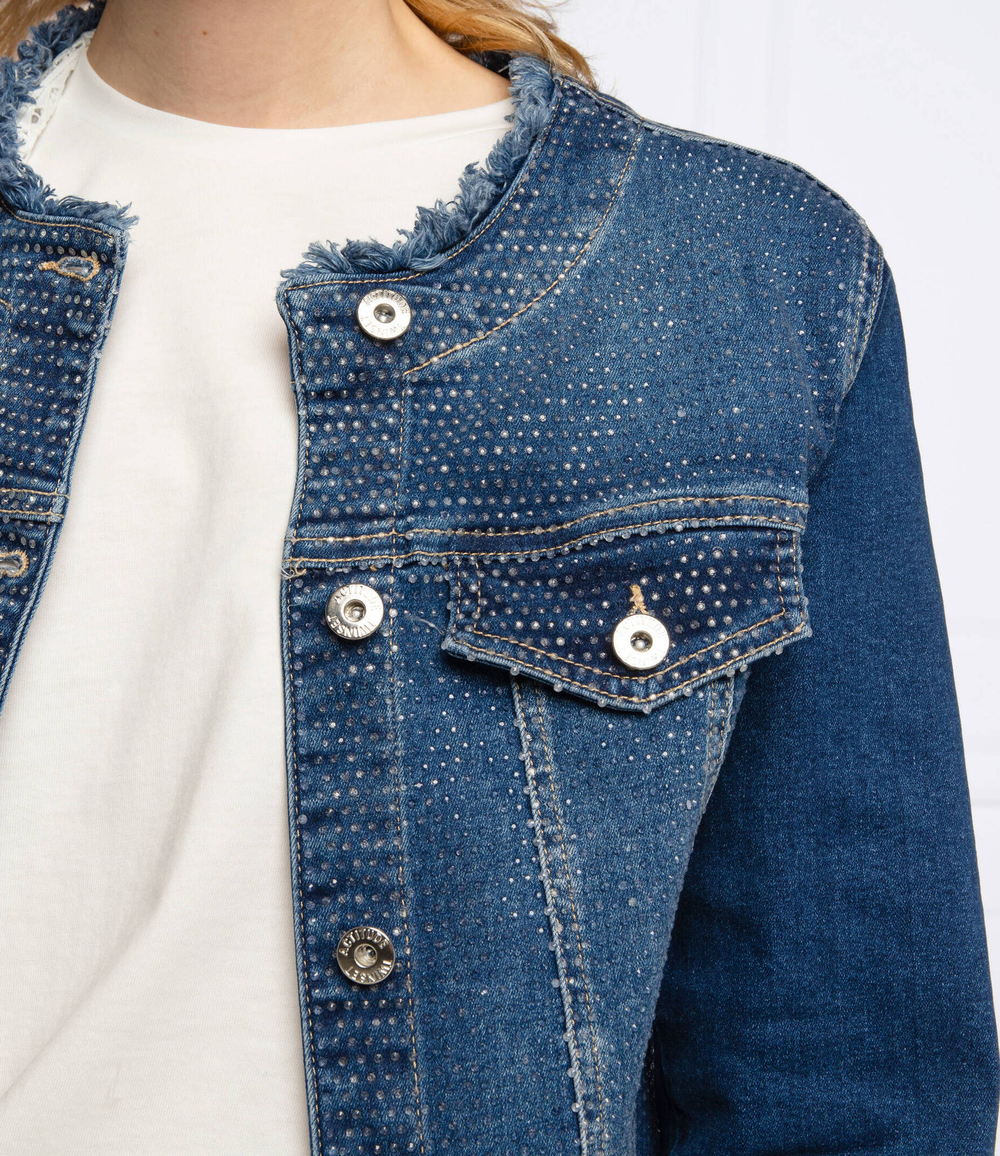 джинсовая куртка Twinset Actitude - голубой(211MT2560)