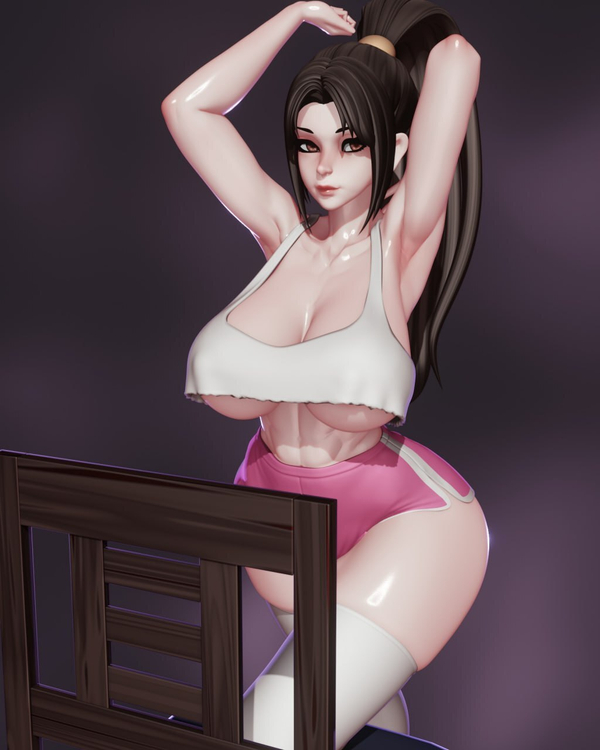 Май Сирануй Король бойцов Фатальная ярость Mai Shiranui King of Fighters Fatal Fury Фигурка