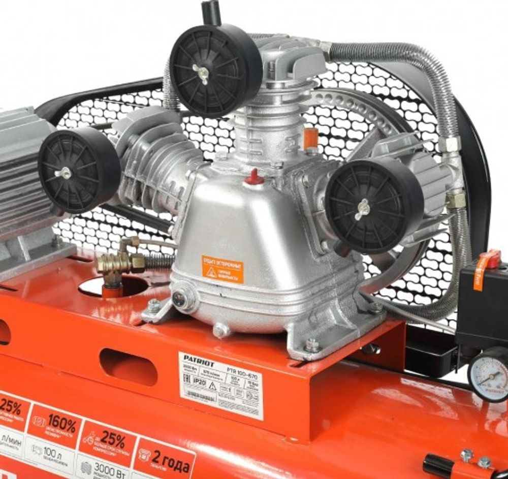 Компрессор поршневой PATRIOT PTR 100-670 525306330