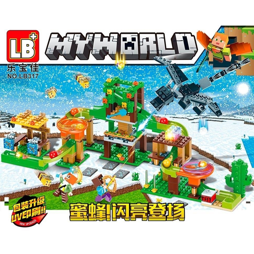 Конструктор Майнкрафт LB+ MY WORLD NO.LB317 / 356 деталей