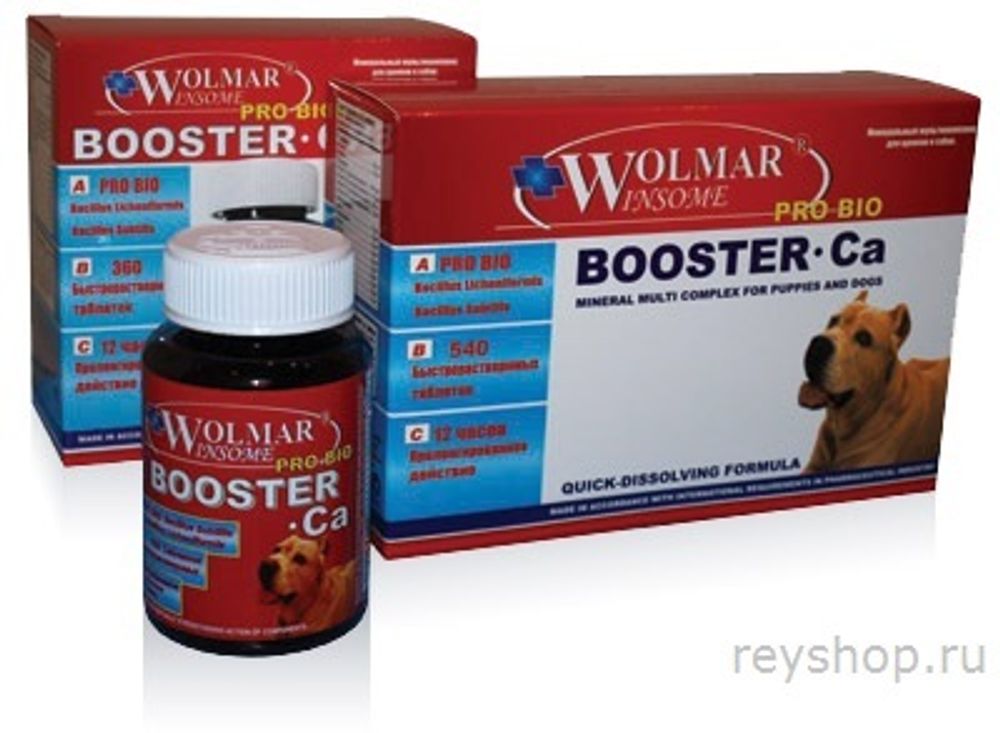 Wolmar Winsome Pro Bio BOOSTER Ca, 360т. . комплекс для собак крупных пород.