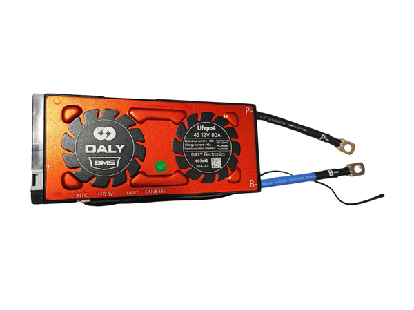 Плата контроля BMS Smart LiFePO4 4S 12V 80A