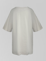 Футболка 109 удлиненная с принтом и надписью PIGALLE