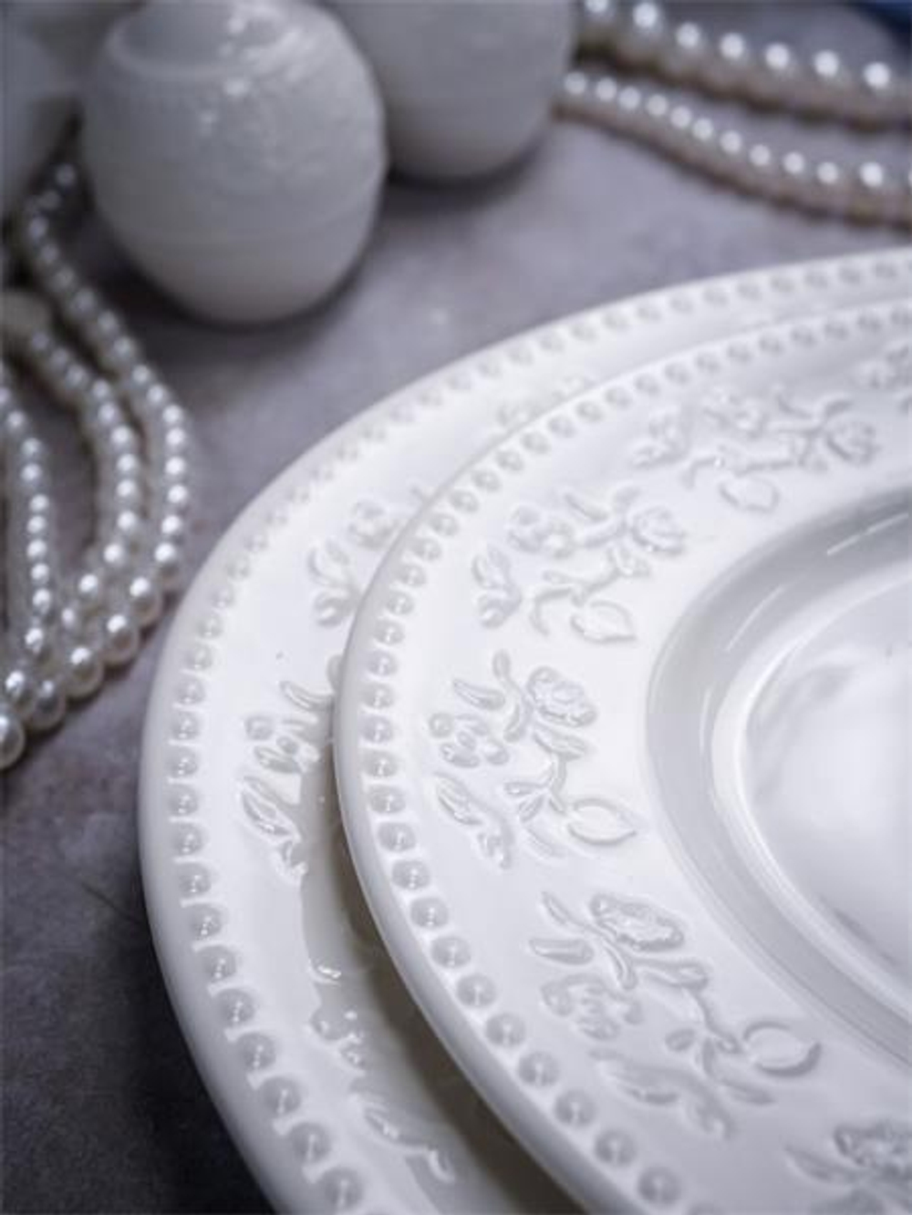 Тарелка мелкая d 28 см h 2,5 см, фарфор, Primavera