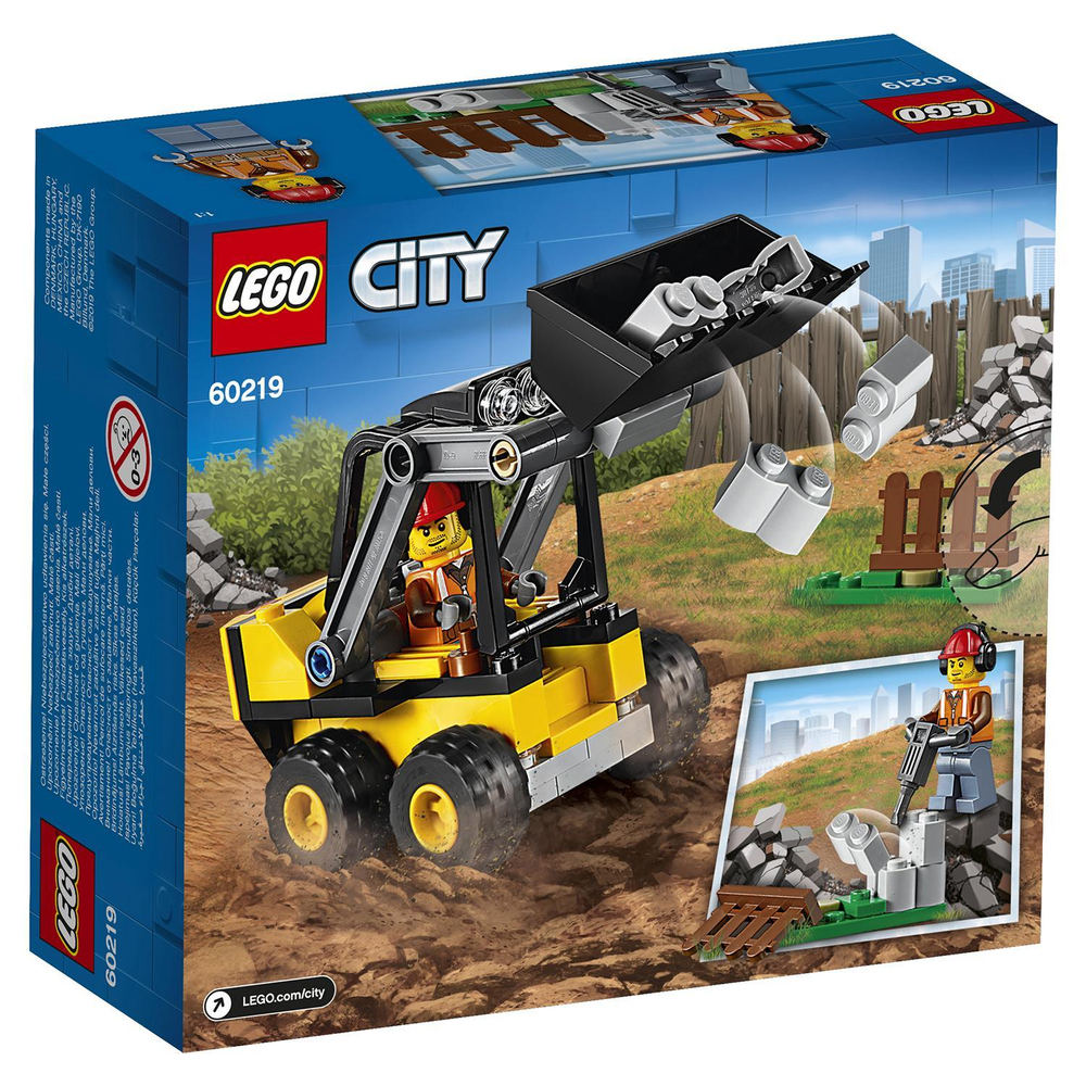 LEGO City: Строительный погрузчик 60219 — Construction Loader — Лего Сити Город