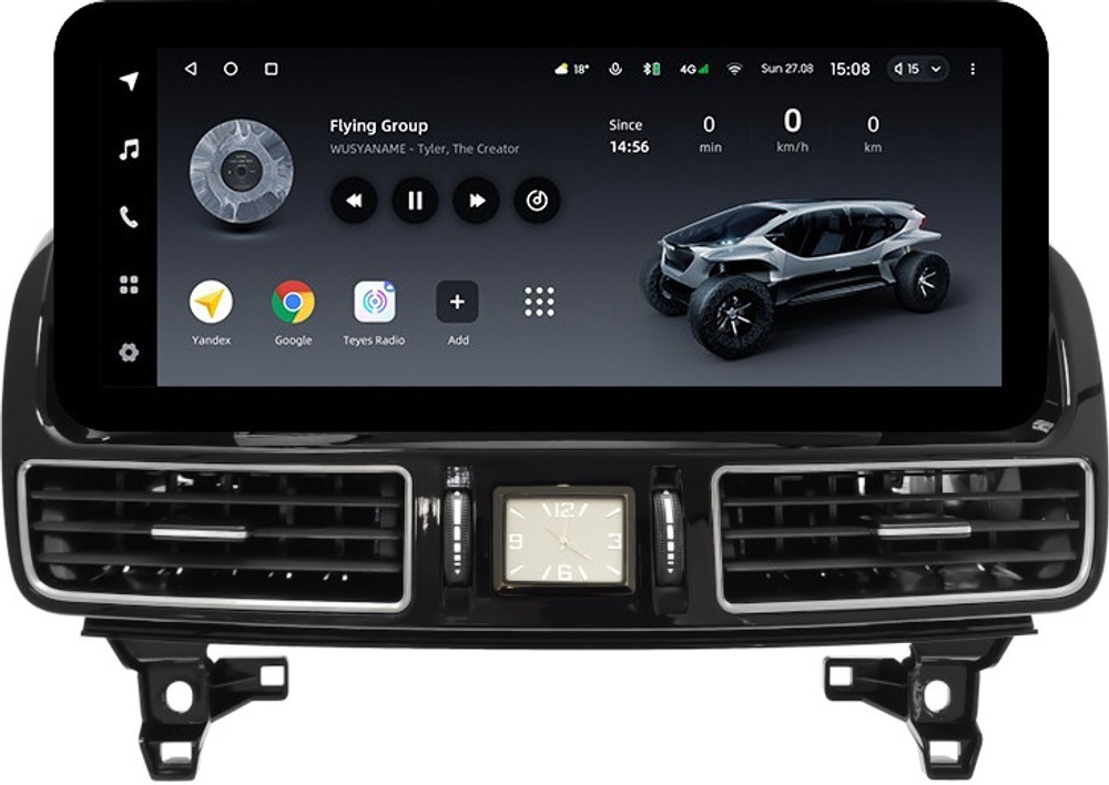 Магнитола Mercedes-Benz GLE W166, GLS X166 2015-2019 NTG 5.0/5.1 - Teyes LUX ONE ROUND монитор 12.3" 2K QLED на Android 10, CarPlay, 4G SIM-слот