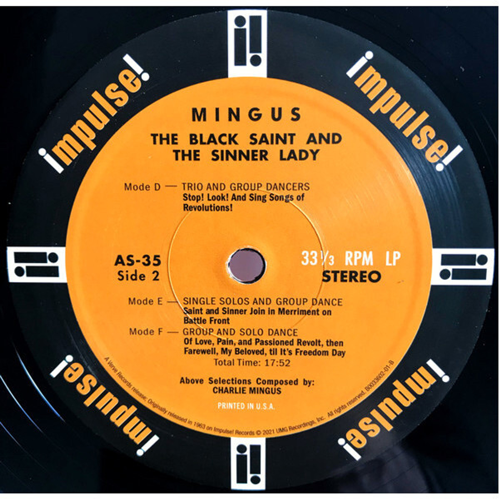 Mingus / The Black Saint And The Sinner Lady (LP)