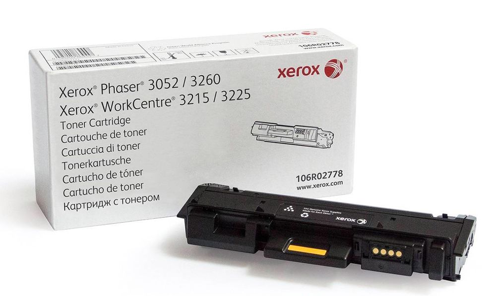 Тонер-картридж XEROX Phaser 3052/3260/WC 3215/25 3K (106R02778)