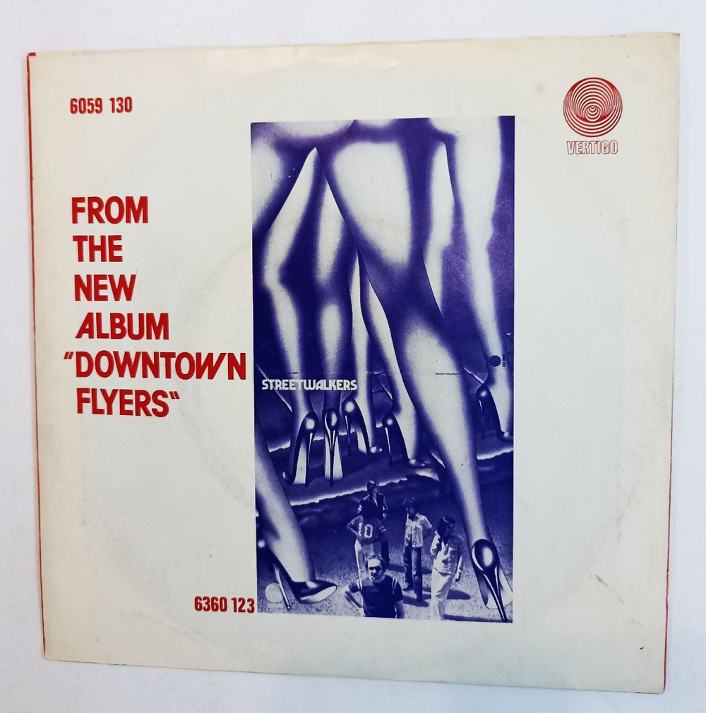 Винтажная виниловая пластинка LP Streetwalkers Raingame Miller 7 дюймов 45 оборотов (Holland 1975)