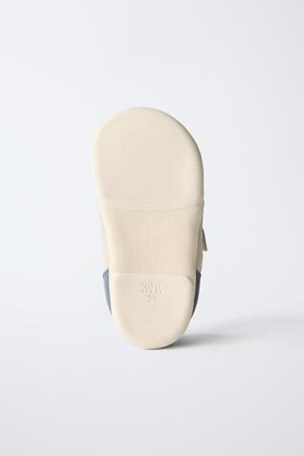 ZARA ЦВЕТНЫЕ КРОССОВКИ BAREFOOT, ГОЛУБОЙ
