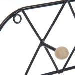 Ключница металлическая 5 крючков «ЛОФТ ВОСТ», эбби, цвет черный, 41*10,5см (лейбл Селфи)