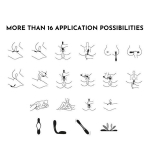 Синий многофункциональный вибратор 19,9см для пар Satisfyer Elastic Game