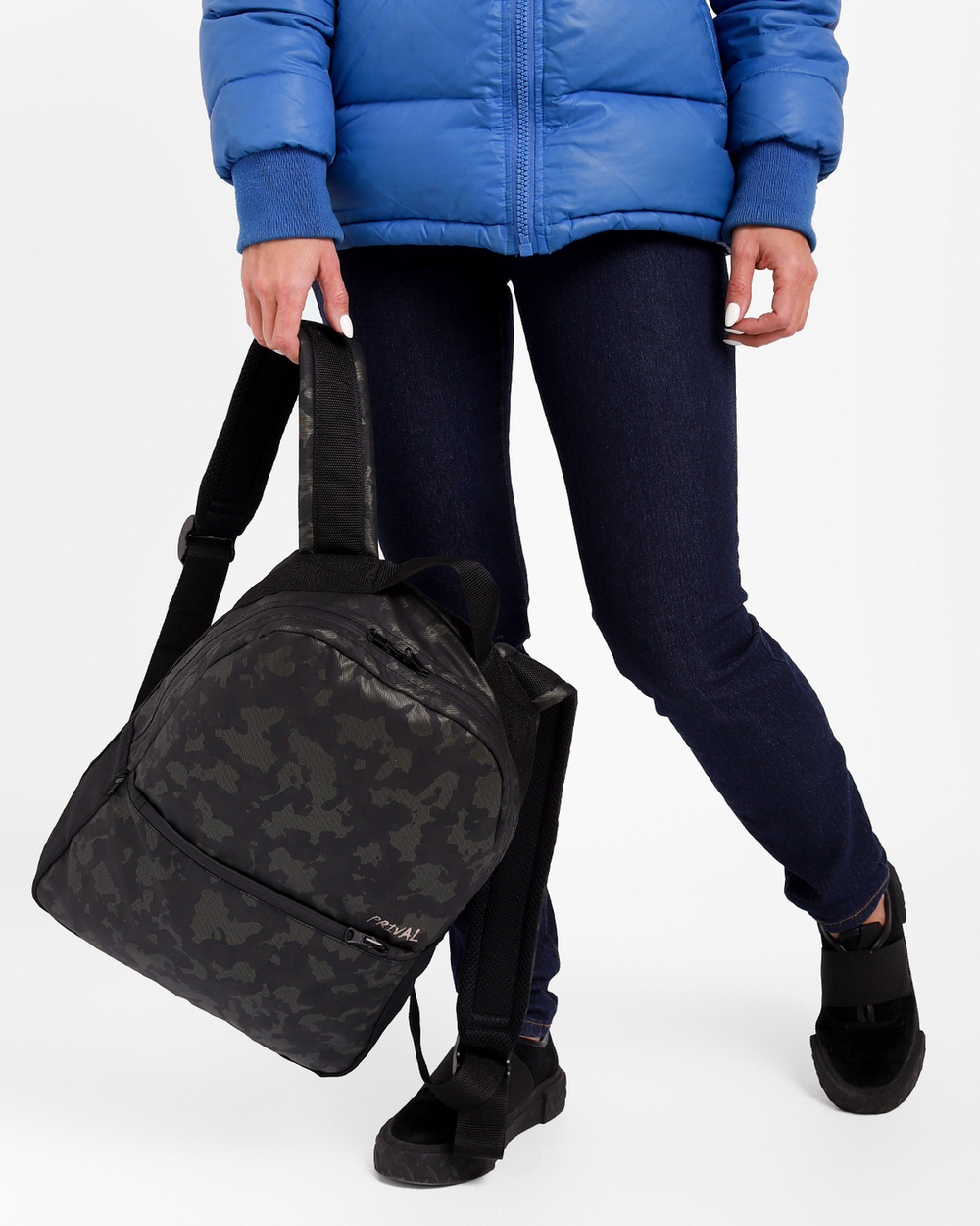 Рюкзак городской женский Prival Stark 15л, камуфляж хаки