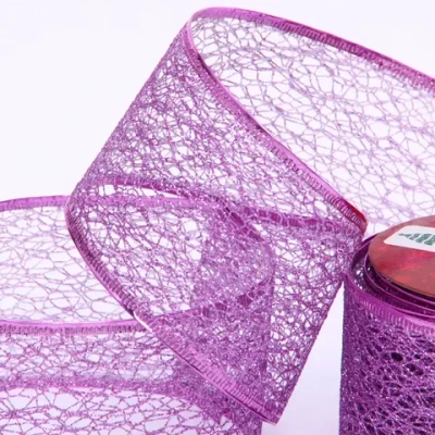 Лента для декорирования «Сказка» 6,3 см, 2,7 м, Фиолетовый