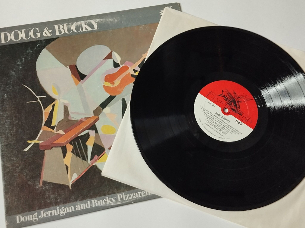 Винтажная виниловая пластинка LP Doug Jernigan And Bucky Pizzarelli Doug and Bucky (USA 1978)