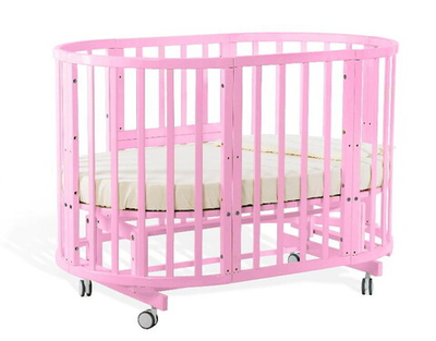 Детская кроватка трансформер Nuovita Nido Magia 5 в 1 нежная орхидея