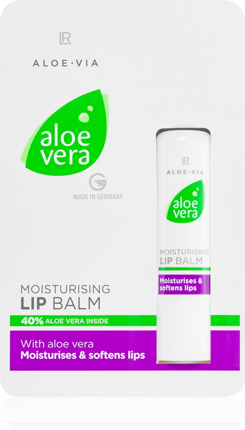 LR Aloe Vera - Увлажняющий бальзам для губ с алоэ, 4 g