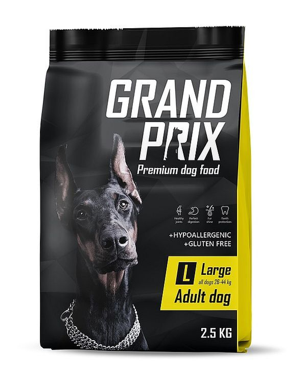 GRAND PRIX. Сухой корм с курицей для взрослых собак крупных пород 2,5 кг