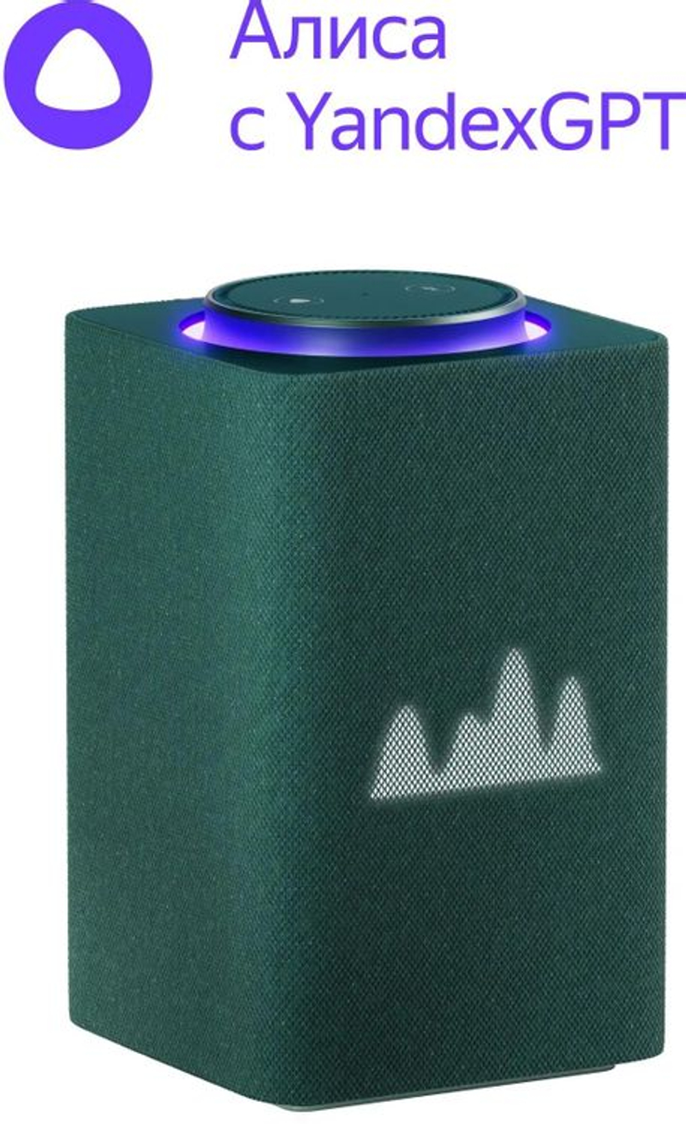 Умная колонка ЯНДЕКС Станция Макс Zigbee, 65Вт, с Алисой, зеленый [yndx-00053z]