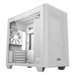 Компьютерный корпус FSP CST360W, Без БП, 2xUSB3.0/1xType-C, 2xFAN120, Tempered Glass, White, mATX
