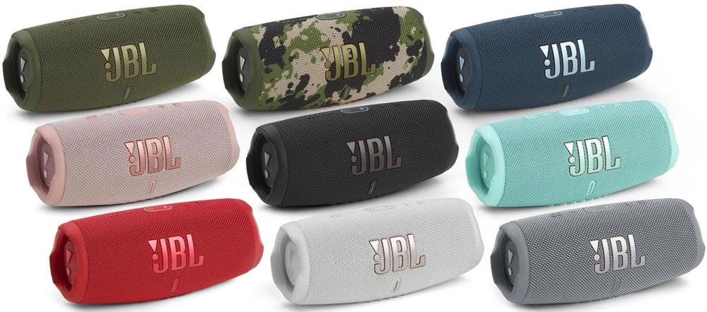 Колонка портативная JBL Charge 5, 40Вт, зеленый [jblcharge5grn]