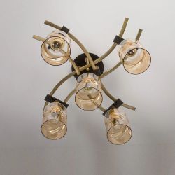 Citilux Мерида CL142154 Люстра с поворотными плафонами Бронза