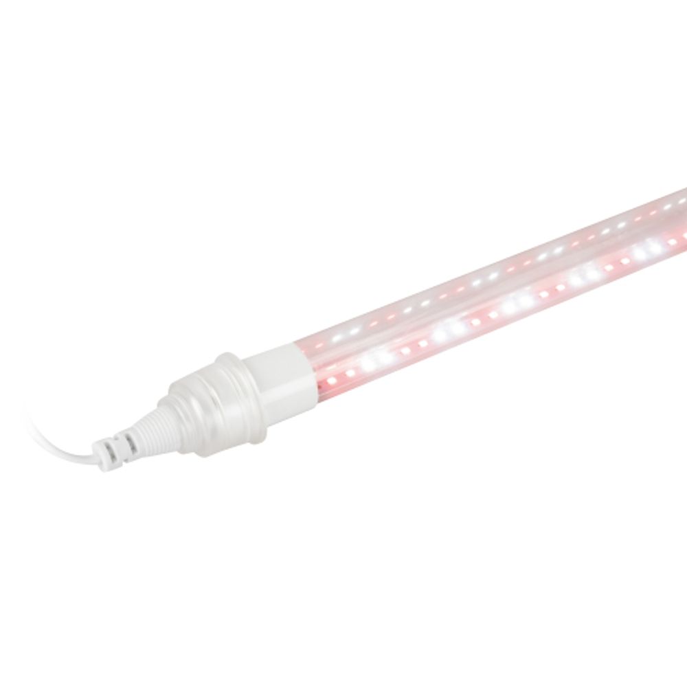 Фитолампа для растений светодиодная ЭРА FITO-9W-Rа90-Т8+FITO-Holder IP65 2хG13 с выключателем 1.5м | Фитолампы T8