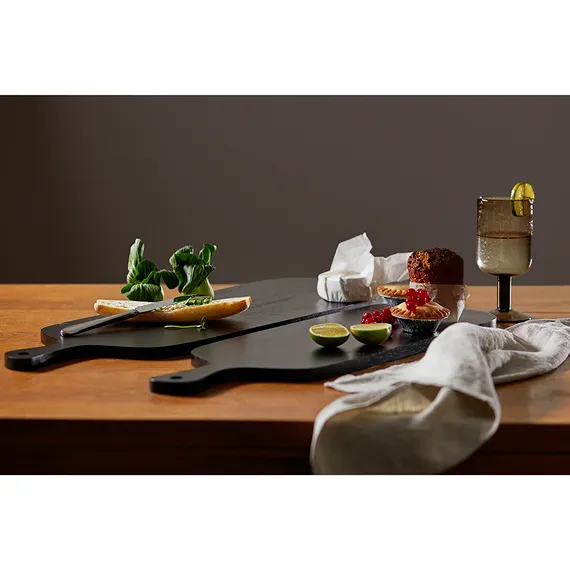 Доска сервировочная rubris, 23х70 см, черная