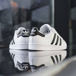 Детские кожаные кроссовки Adidas Superstar