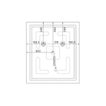 Зеркало с подсветкой IDDIS Oxford, 60 см, ЗЛП111