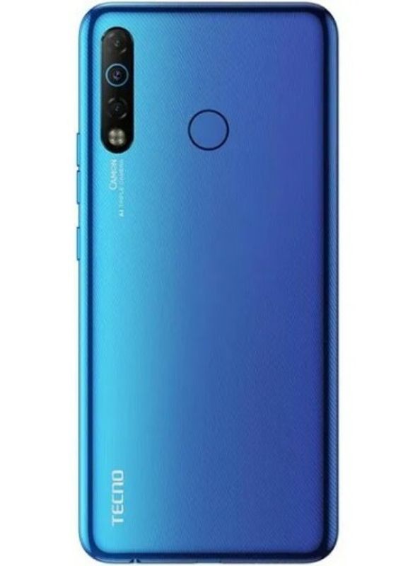 Задняя крышка для TECNO Camon 12 Air blue синяя