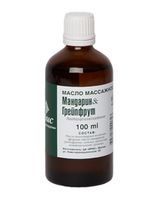 Масло массажное «Мандарин-Грейпфрут»,  ЦА Ирис, 100мл
