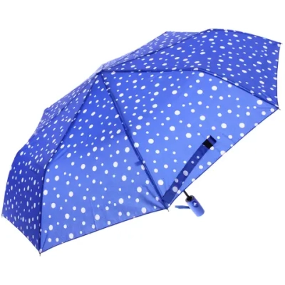 Зонт женский полуавтомат «Капли дождя», микс 6 цветов, 8 спиц, d-100см, длина в слож. виде 30см