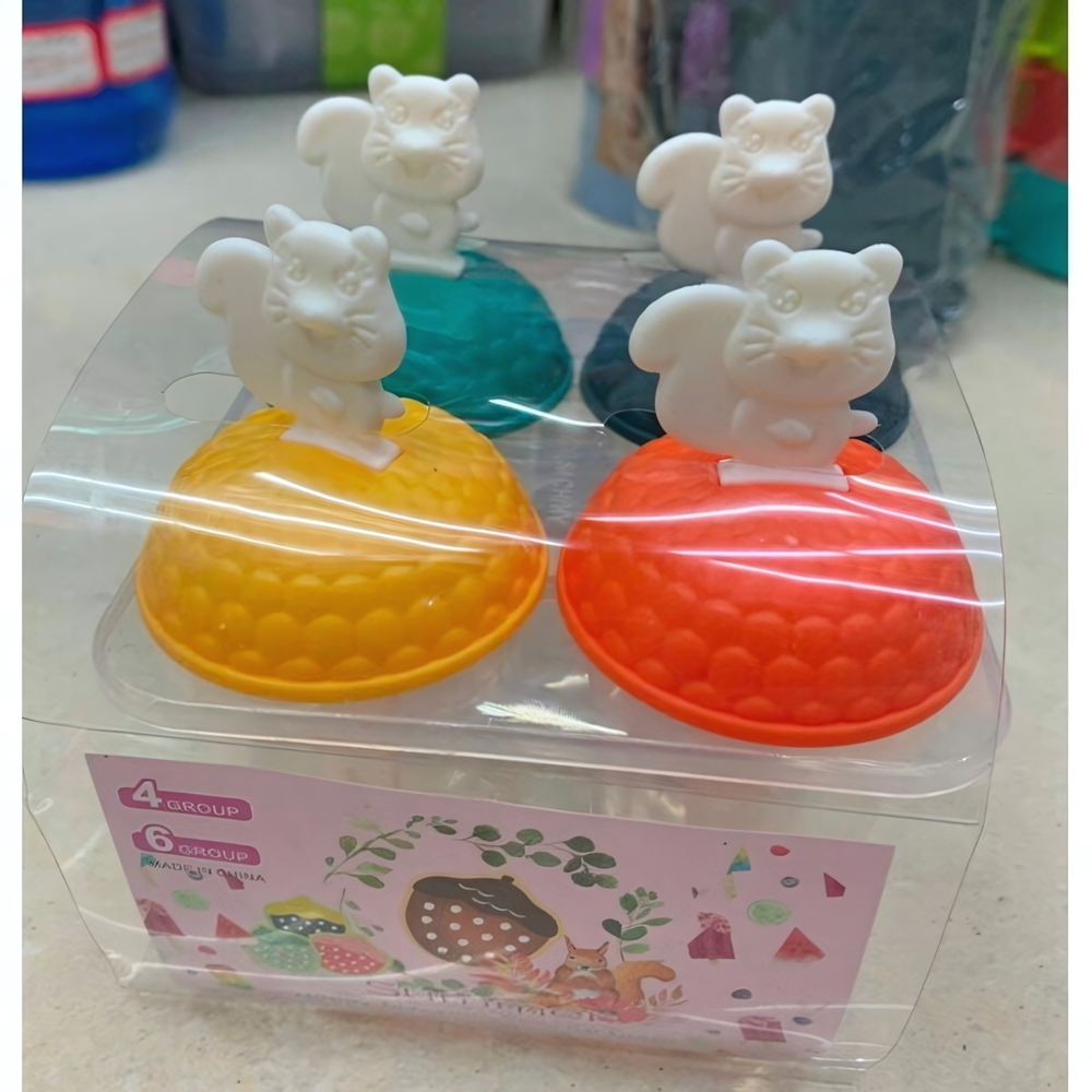 Форма для приготовления мороженого «Белочка» 4шт, микс