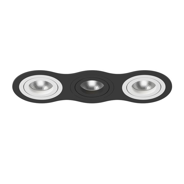 Комплект из светильника и рамки Lightstar Intero 16 (217637+217606+217607+217606) i637600706
