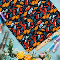 Ткань премиум интерлок абстрактное разнообразие