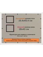 Рамка для постера и фотографий 25x40